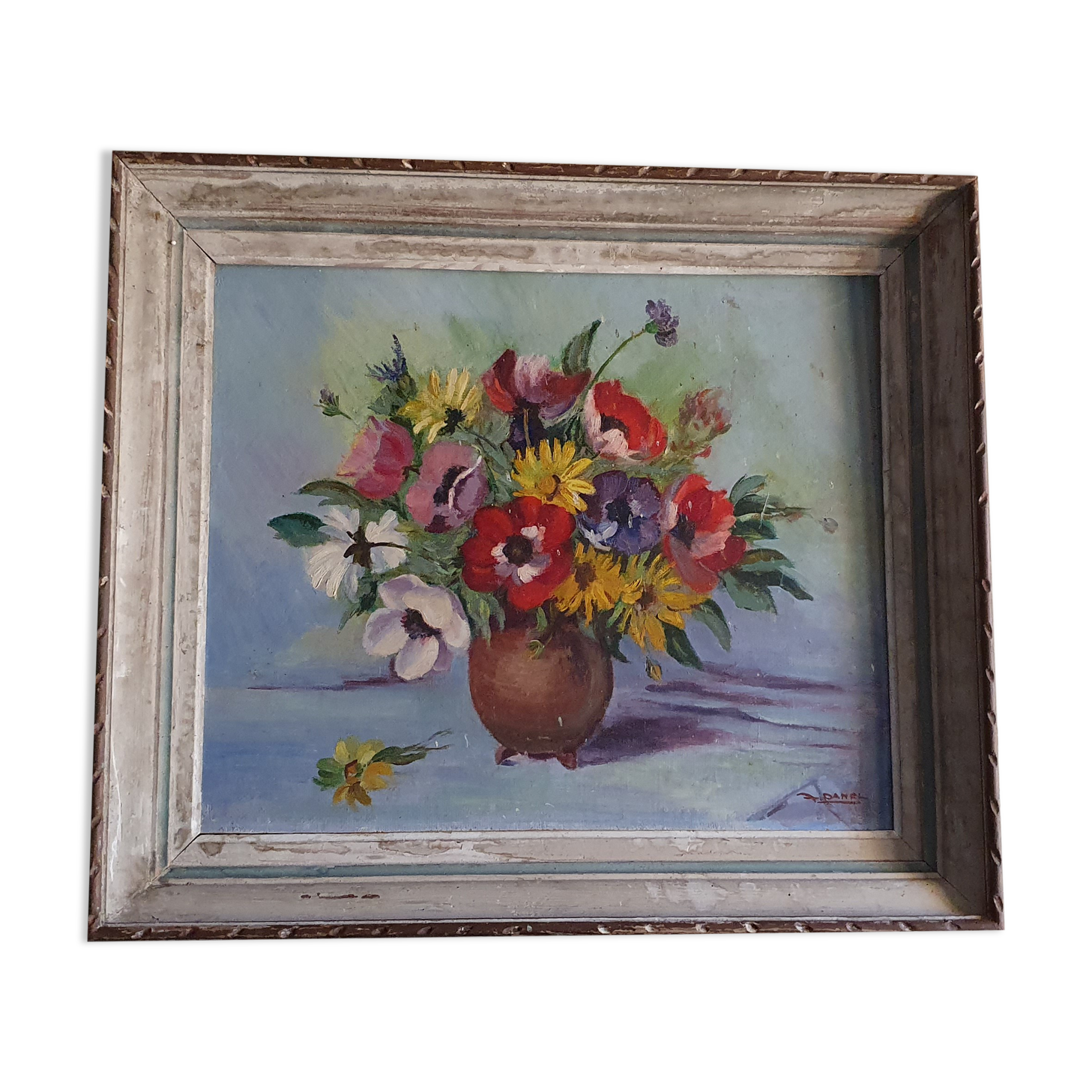Bouquet de fleurs avec couleurs intenses