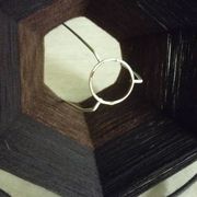 Small brown wool lampshade
