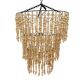 Chandelier - wooden bead pendant light