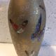 Vase soliflore doré papillons