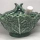 Soup tureen in slip in the shape of cabbage Portugal