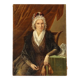 Peinture ancienne, portrait d’une noble dame, huile sur toile, XIXe siècle