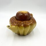 French Brioche Teapot "Shapes and Sculptures" 80s