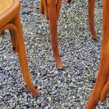 Set of 6 old bistro chairs