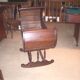 Antique wooden cradle