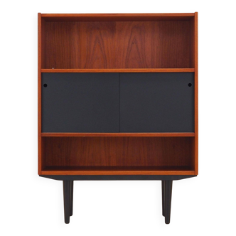 Bibliothèque en teck, design danois, années 1970, production : Danemark
