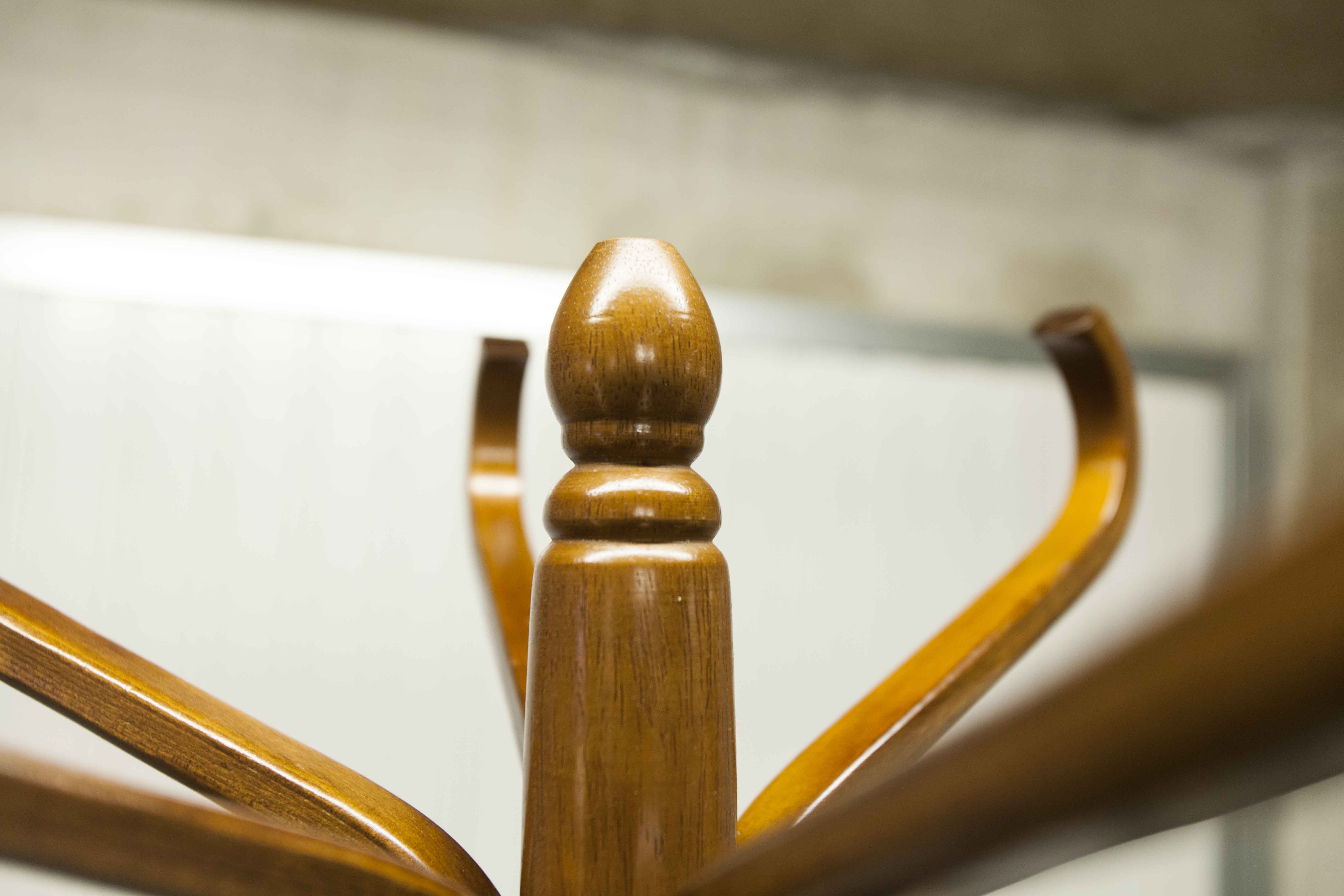 Coat rack rotating parrot Baumann 1960