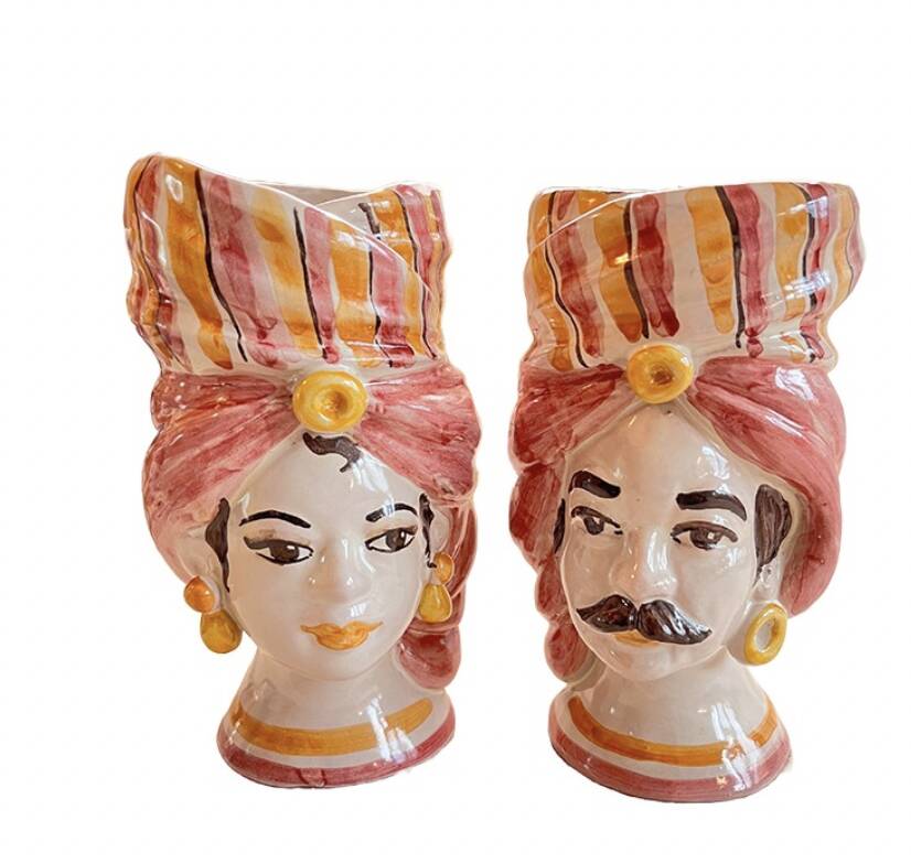 Sicilian vase - pink