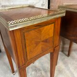 Pair of bedside tables in Louis XVI style circa 1960-70