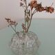 Vintage glass flower holder from Reims – Made in France