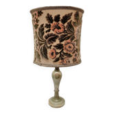 Lampe de table vintage avec base en onyx, années 1960