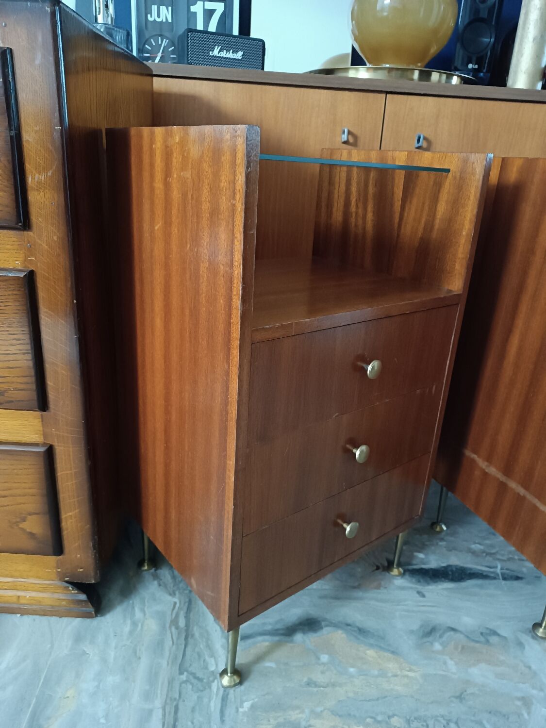 Vintage bedside tables set of 2