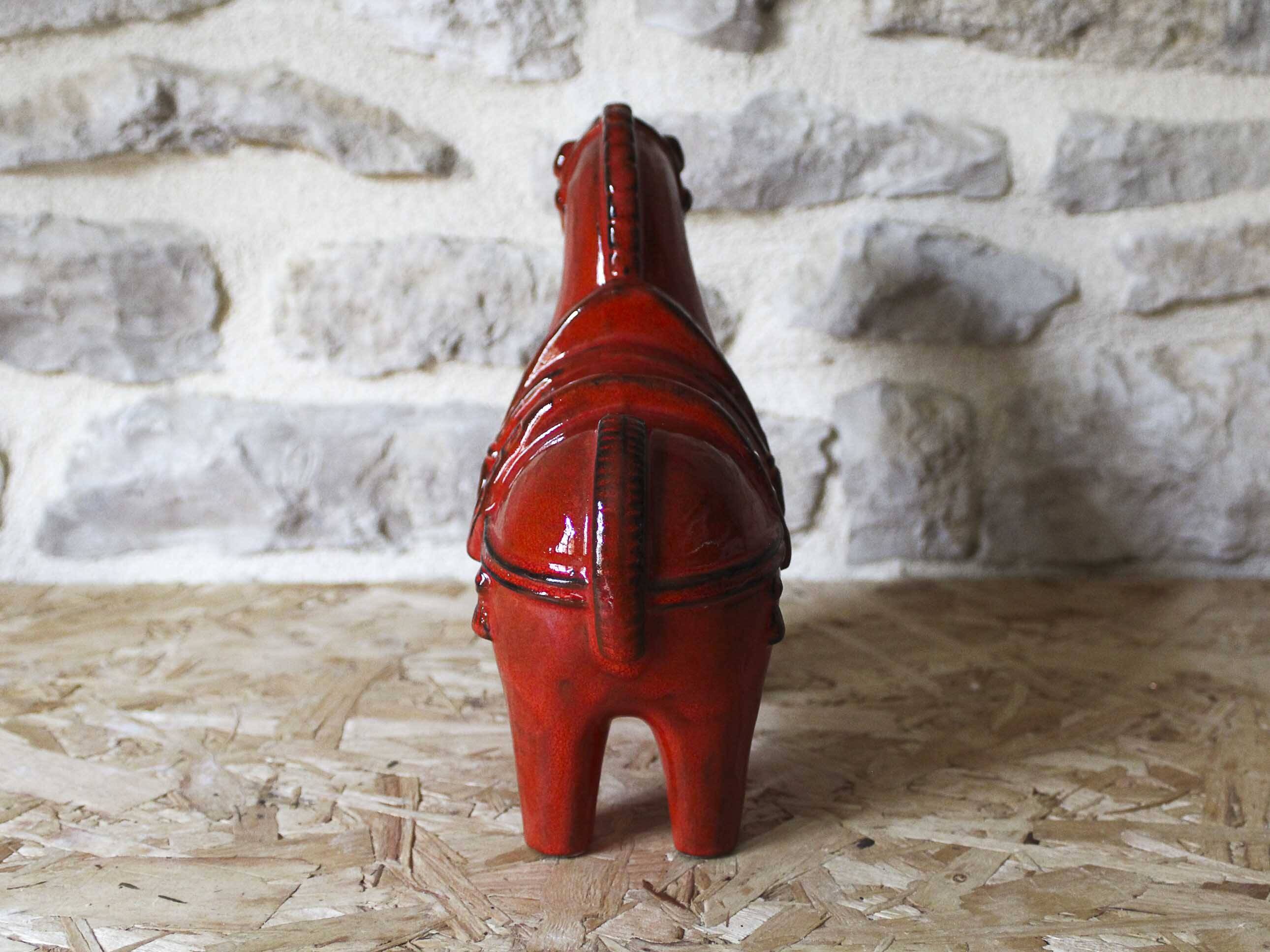 Ceramic horse by Aldo Londi