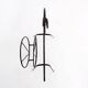 Black lacquered metal Bambi Magazine Rack holder 1960s