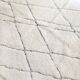 Moroccan Berber carpet blessed ouarain ecru with black diamonds engraved 284x198cm