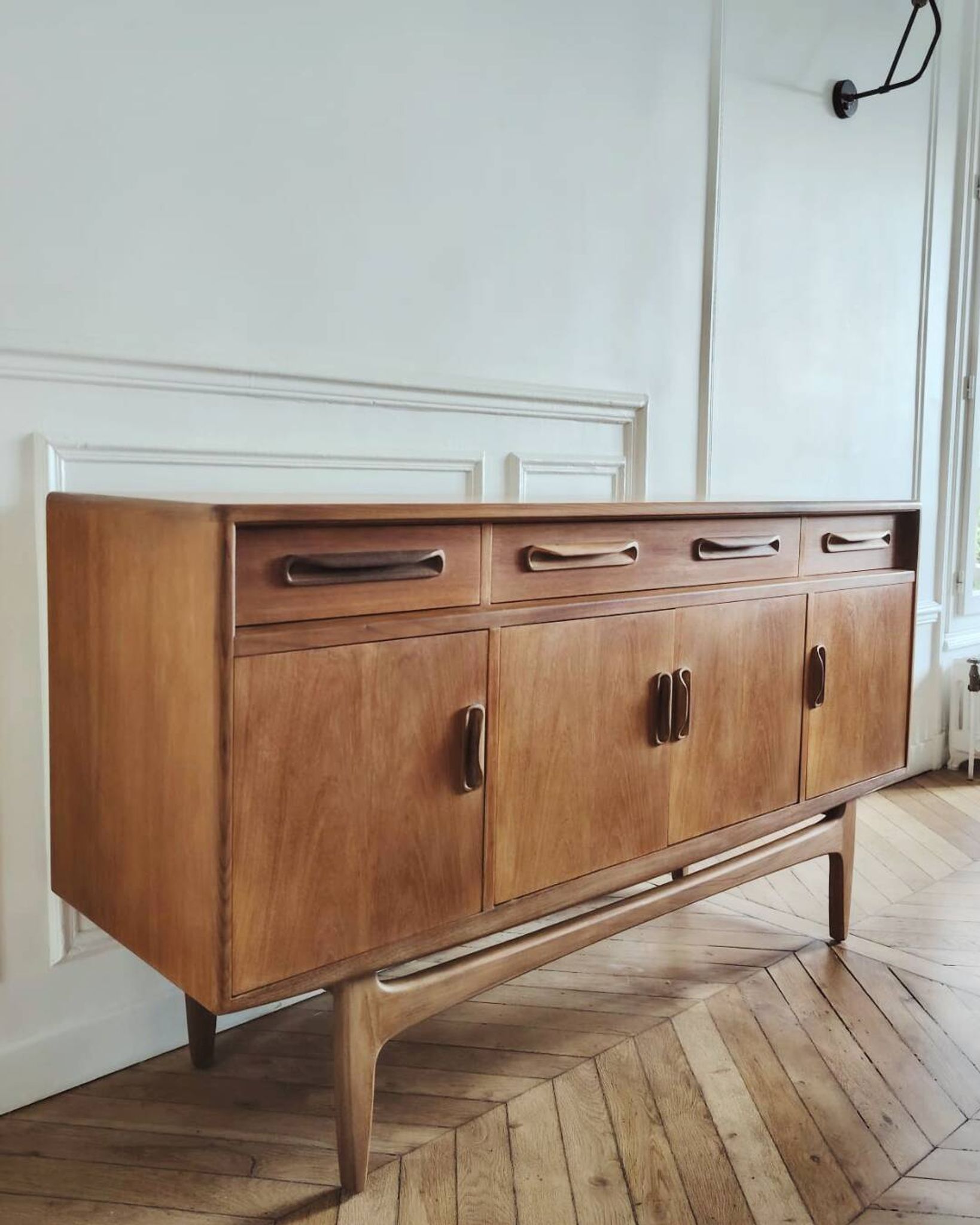 Renovated G Plan Fresco enfilade, Scandinavian style, 1960s vintage.
