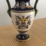 Gien earthenware vase