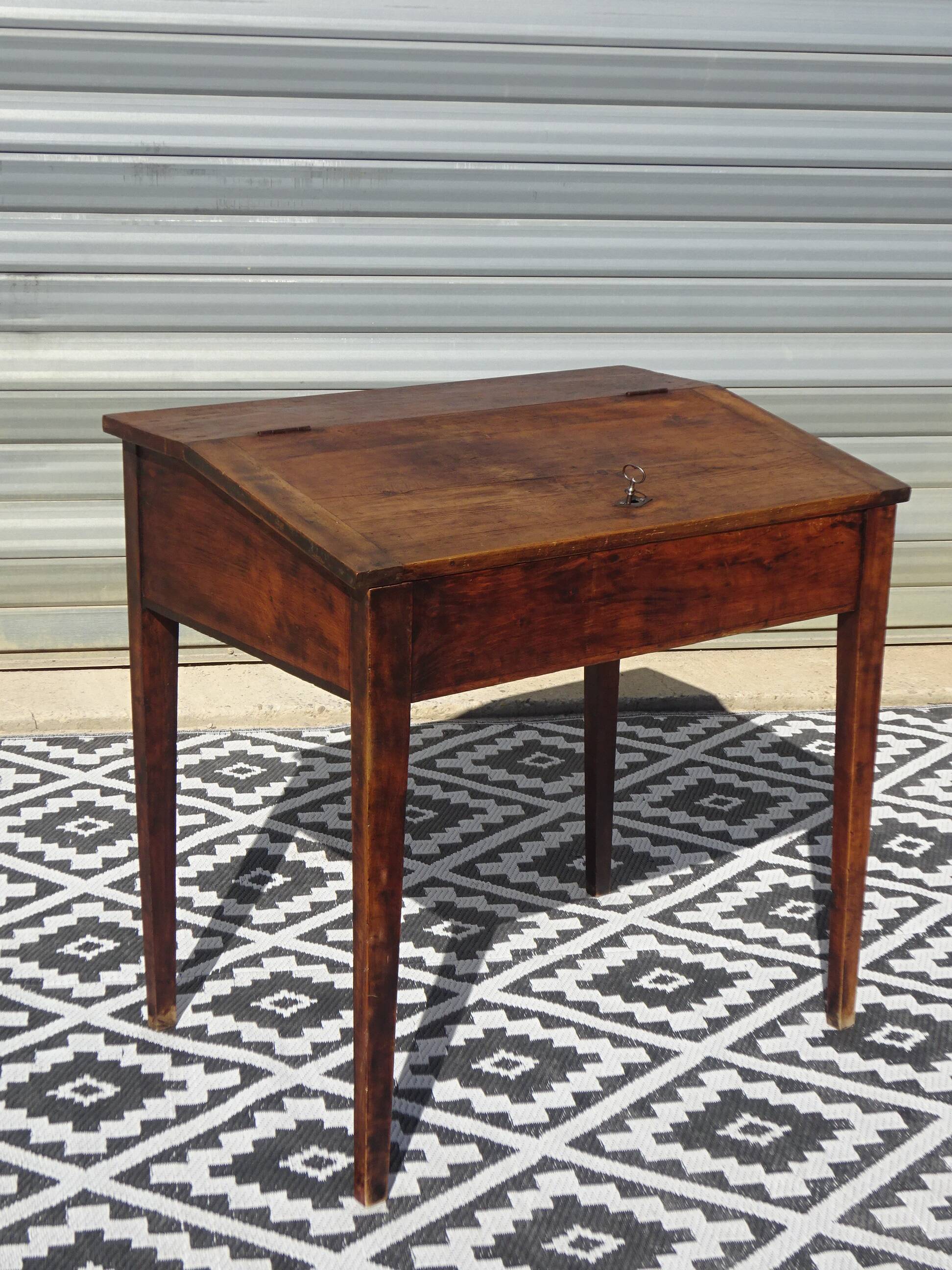 Small vintage desk with storage.