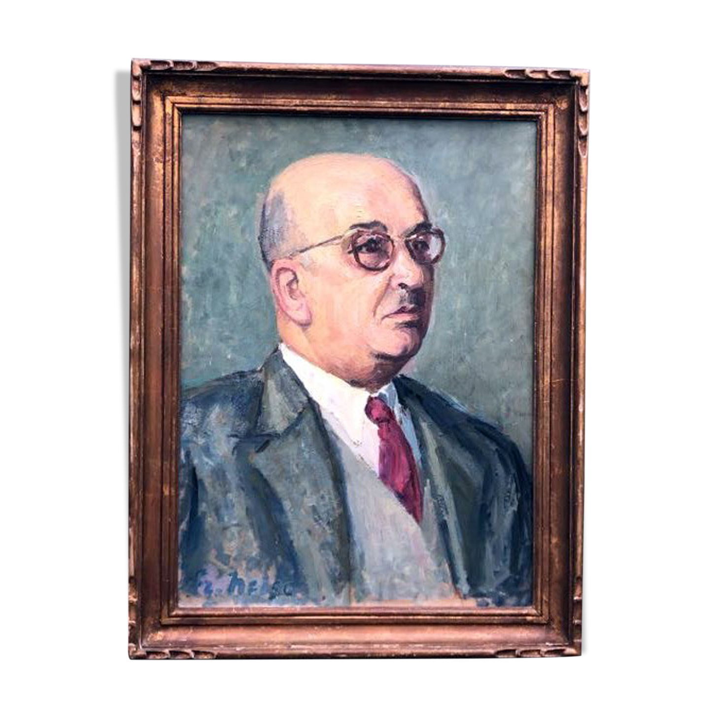 Painting "The Man with Glasses"