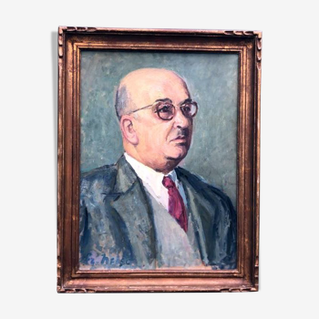 Painting "The Man with Glasses"