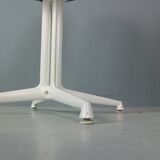 Charles & Ray Eames "La Fonda" Blue Fiberglass Chairs Herman Miller