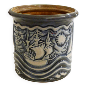 Breton Art Deco pot HB Quimper