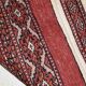 Vintage carpet Uzbek Bukhara handmade 75cm x 132cm 1960s, 1C807