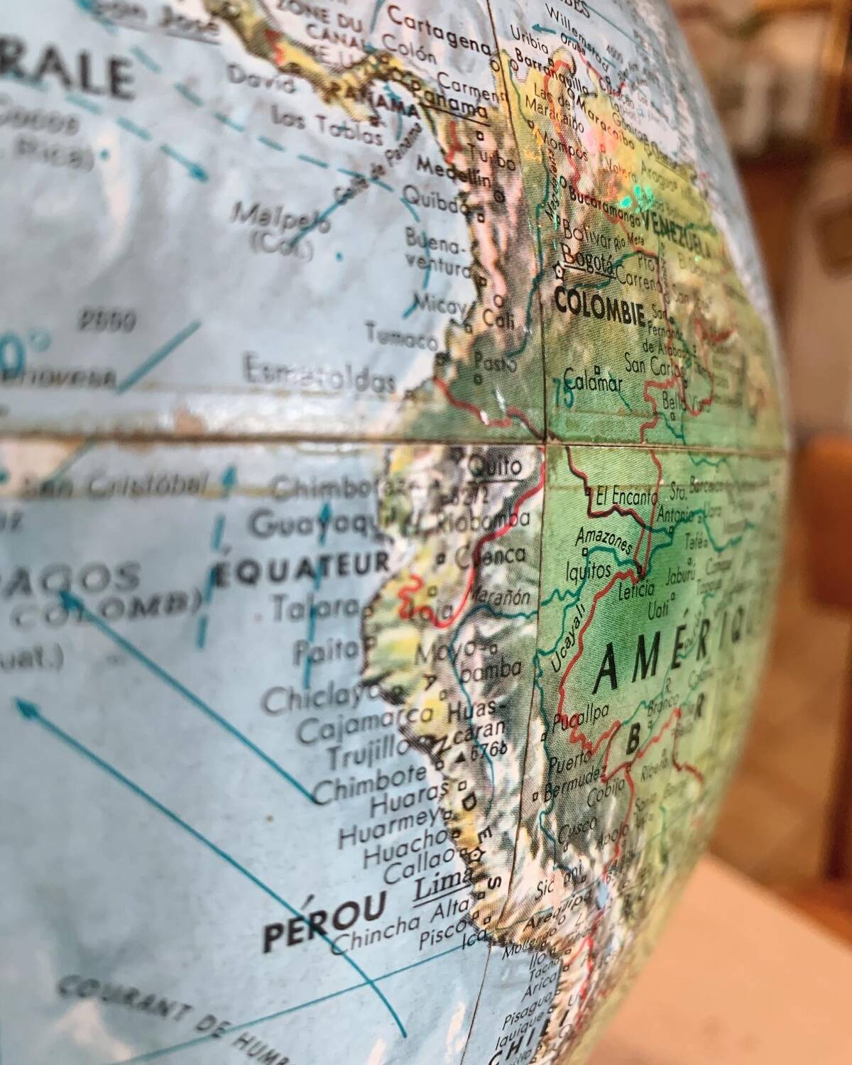 Ancient terrestrial globe