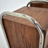 1940s Pair of Bauhaus Bedside Tables, Czechoslovakia
