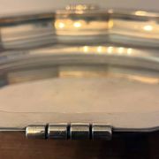 Art Deco plate Durousseau & Raynaud Silver-plated Rooster hallmark 15g