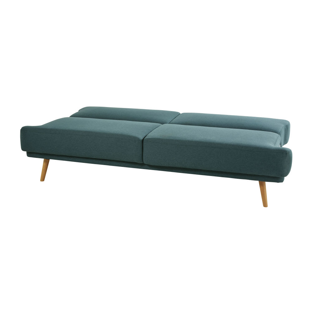 Green 4-seater sofa bed - Maison du monde
