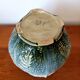 Art Nouveau flowerpot with slip peonies