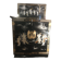 Asian lacquer cabinet with mother-of-pearl relief pattern