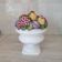 Medici vase and slipware fruit composition