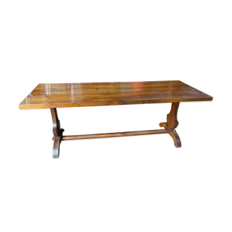 Farm table 2m20 solid walnut
