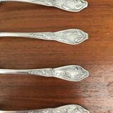 Set of 6 boulanger spoons with flower patterns