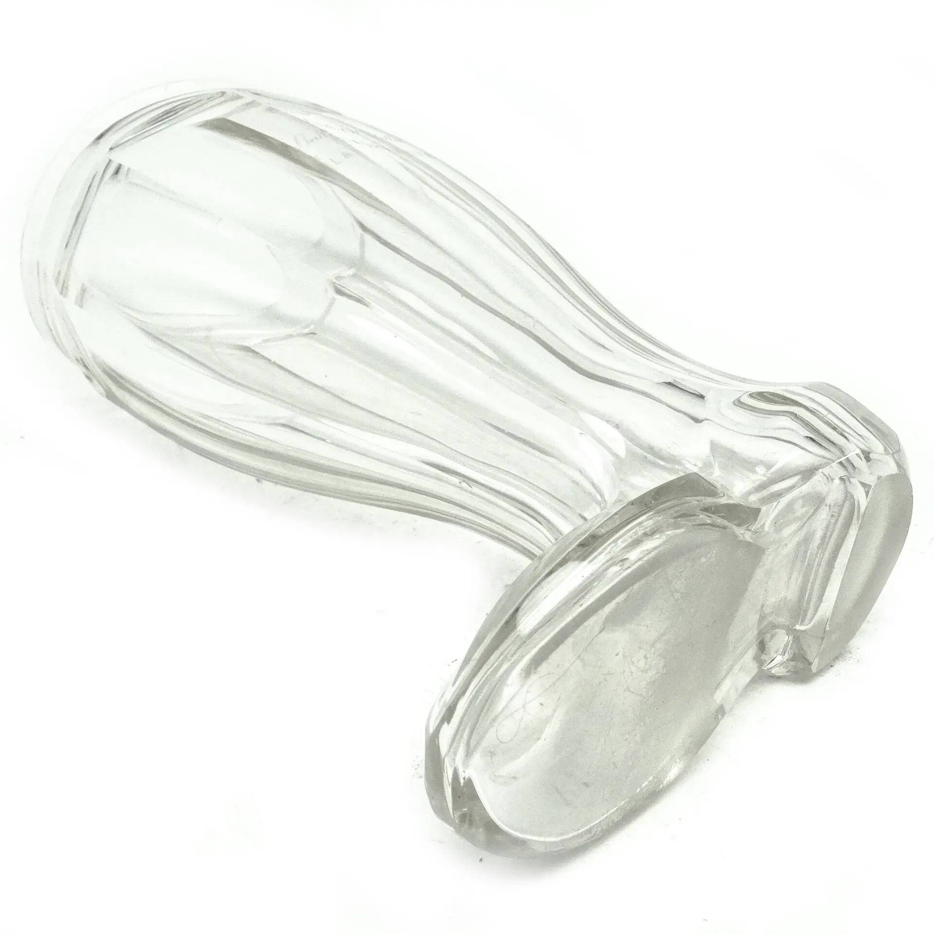Novelty glass vase, crystal, Germany, 19th century