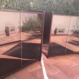 Glass bookcase by D. Rozaffy – 1960