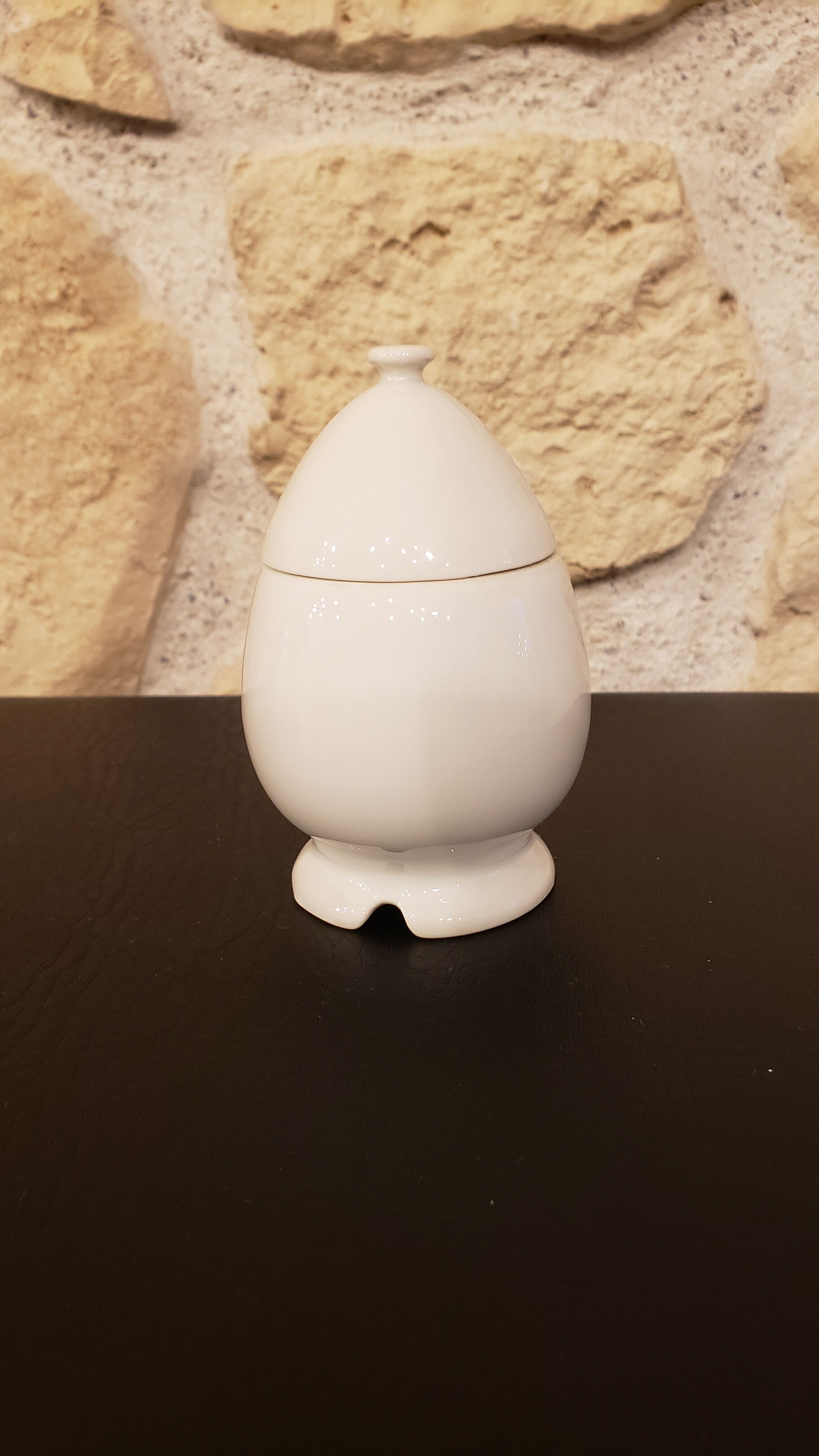 4 antique baked porcelain egg, Rypomy