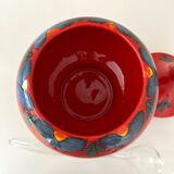 Punch bowl set with 12 cups, Wächtersbach Keramik Germany