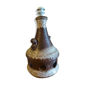 Large vintage ceramic lamp stand70'S