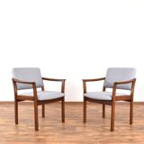 Mid-Century Danish Chairs, 1970s, Set of 2.