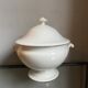 White tureen in earthenware Creil and Montereau nineteenth century