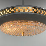Space age metal pendant by Ludib Bratislava, Czechoslovakia, 1960's