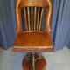 American chair in walnut and cast iron