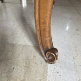 Louis XV style table in solid wood with marquetry – with extensions