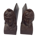 Old pair of iron channels