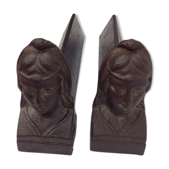 Old pair of iron channels