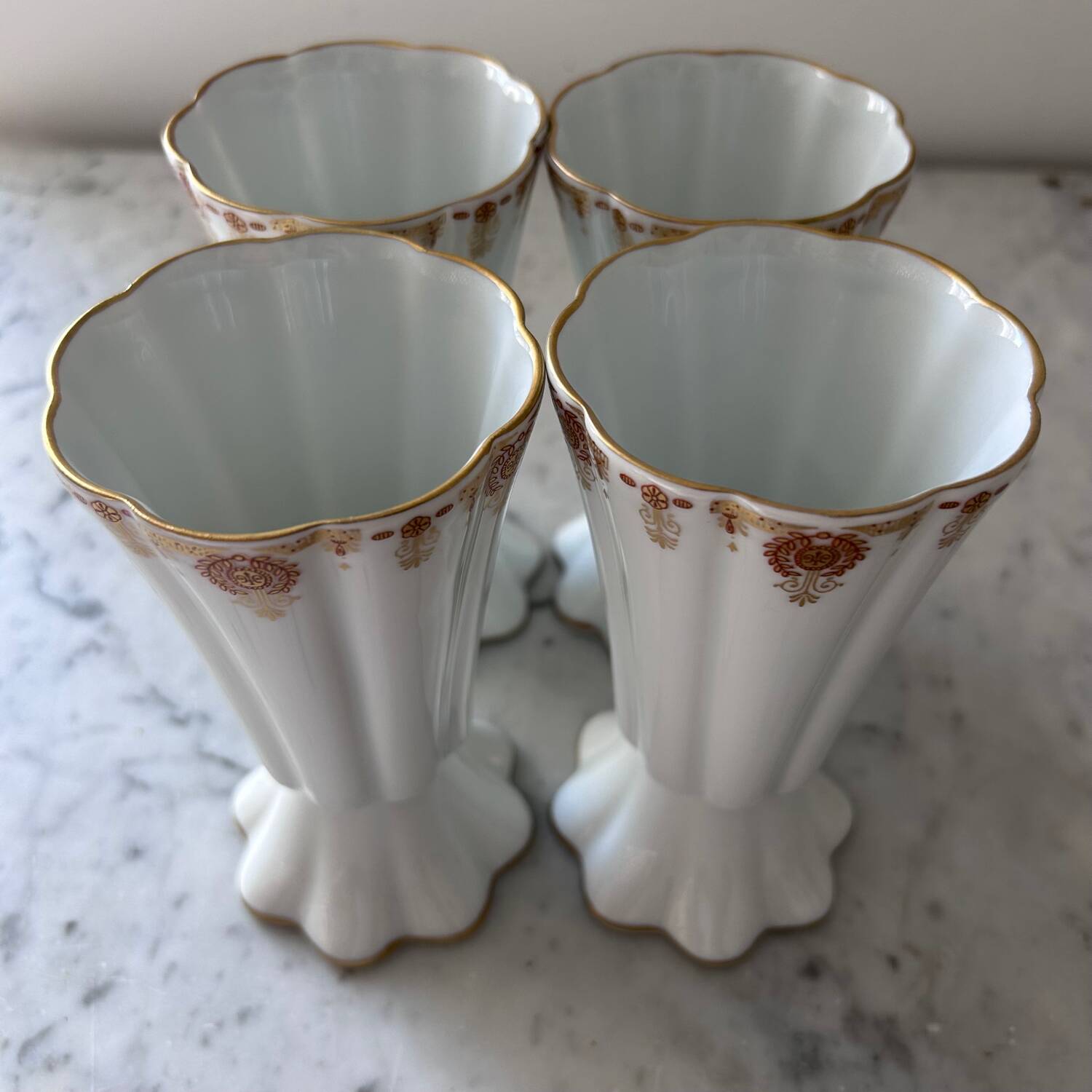 Service de 4 tasses Limoges 
