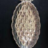 Empty pocket pineapple silver metal '70